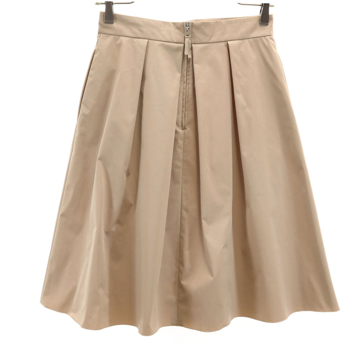 FOXEY NEW YORK フォクシーニューヨーク 日本製 ミモレ丈 フレアスカート 40 ベージュ レディース