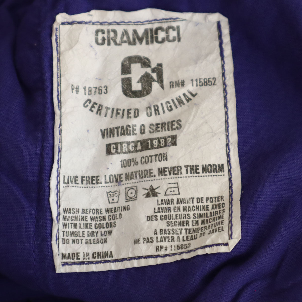 Gramicci グラミチ クライミングショートパンツ M パープル系 メンズ