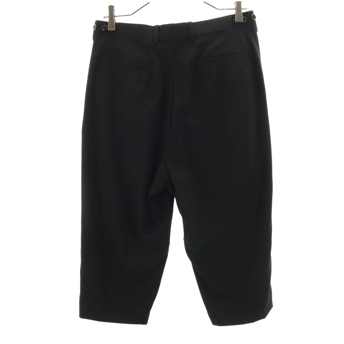 LAD MUSICIAN ラッドミュージシャン ウール クロップドパンツ 40 黒 メンズ