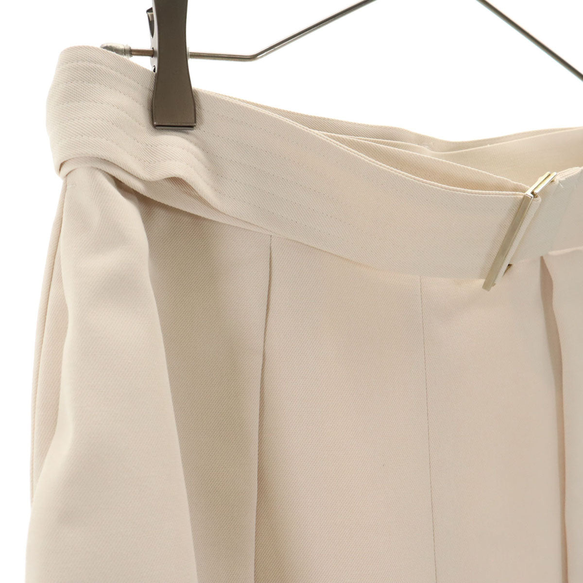 ANAYI アナイ 日本製 ガウチョパンツ 38 アイボリー レディース