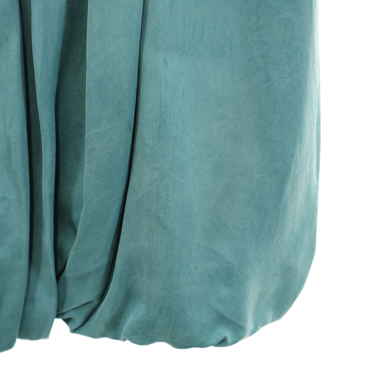 Emporio Armani エンポリオアルマーニ イタリア製 ミニ丈 バルーンスカート 36 ターコイズ レディース