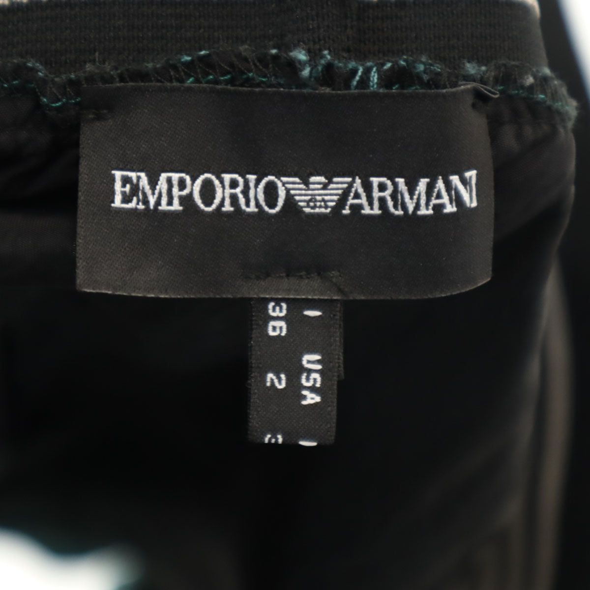 Emporio Armani エンポリオアルマーニ イタリア製 ミニ丈 バルーンスカート 36 ターコイズ レディース