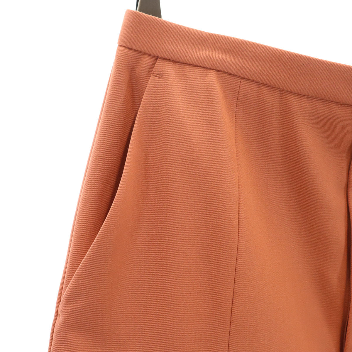 AURALEE オーラリー 日本製 ロング丈 ボックス プリーツスカート テラコッタ レディース