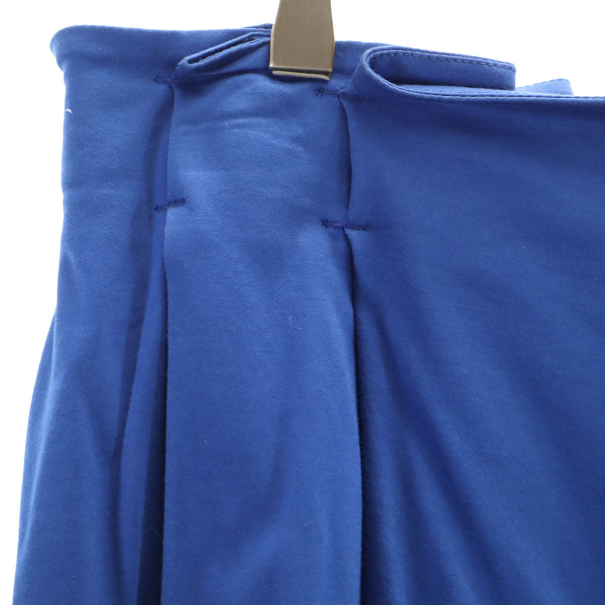 MOSCHINO モスキーノ イタリア製 ミディ丈 スカート 46 ブルー レディース