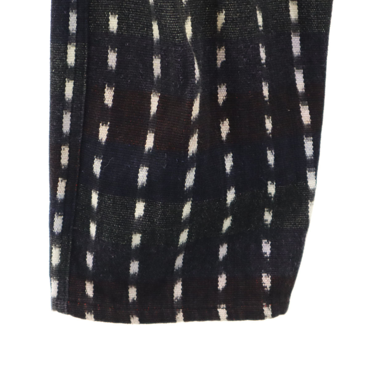 ARTESANIA アルテサニア エスニック柄 イージー クロップドパンツ M ネイビー メンズ