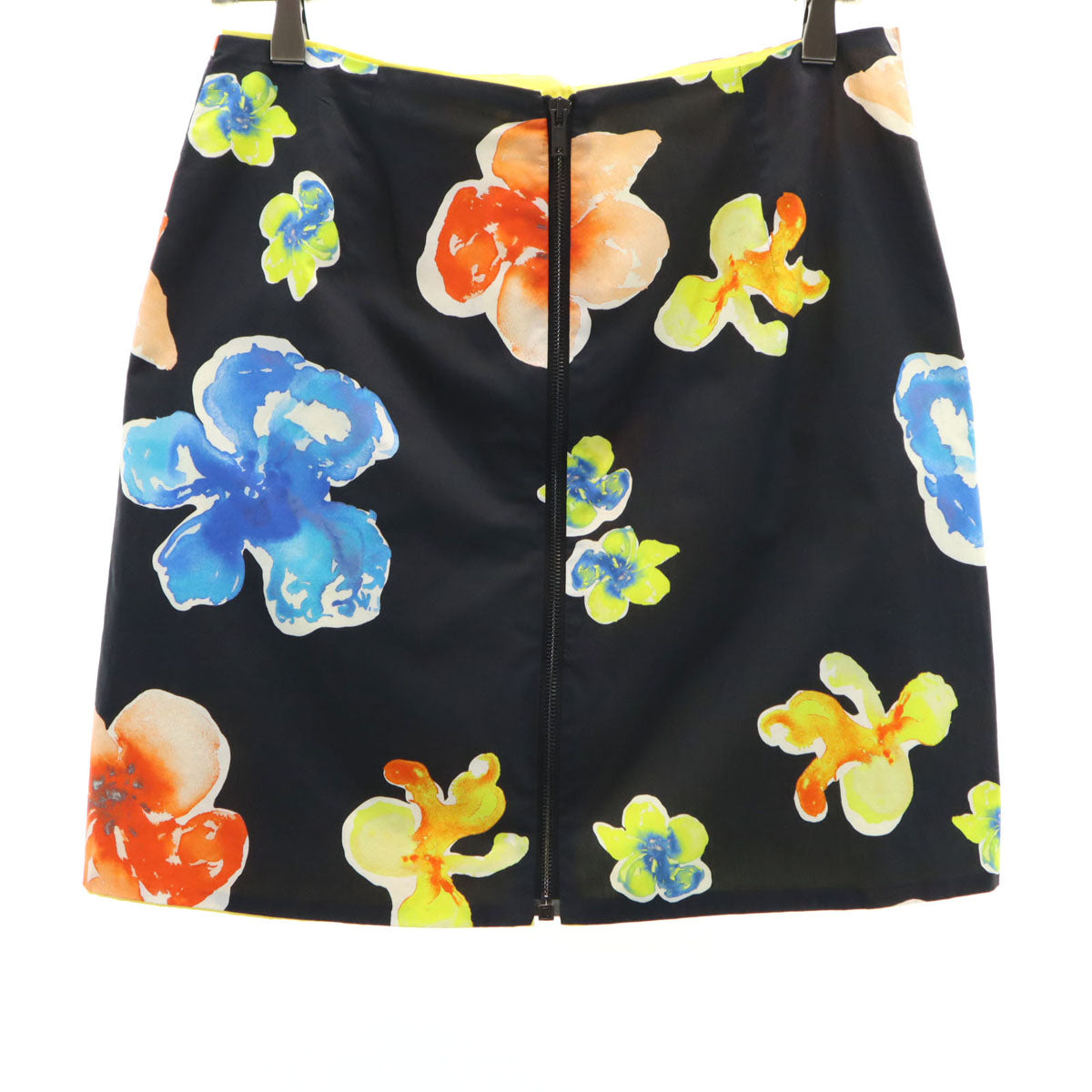 MSGM エムエスジーエム イタリア製 花柄 ミニスカート 40 ブラック レディース