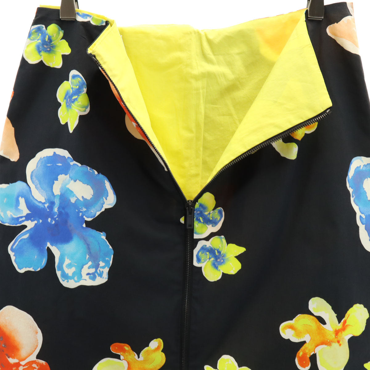 MSGM エムエスジーエム イタリア製 花柄 ミニスカート 40 ブラック レディース