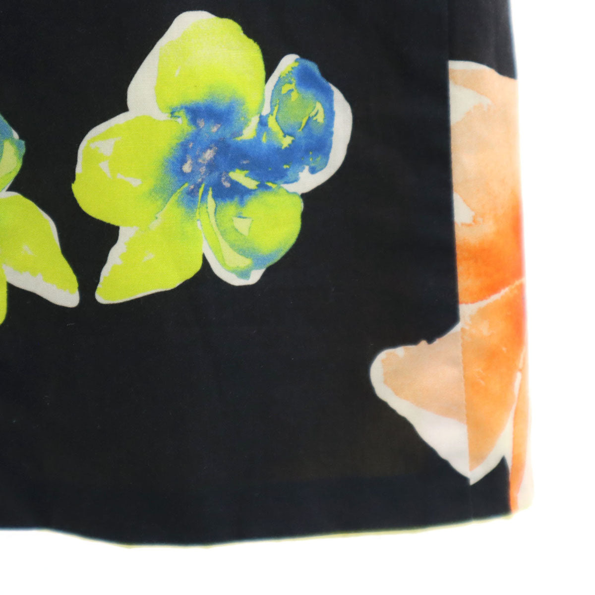 MSGM エムエスジーエム イタリア製 花柄 ミニスカート 40 ブラック レディース