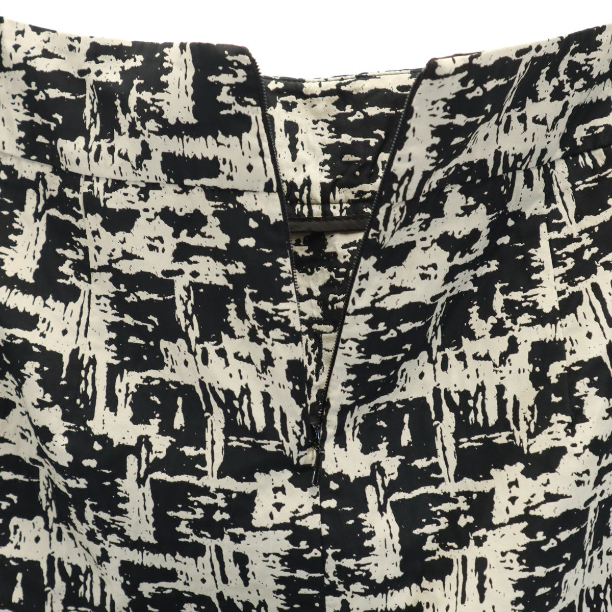 MAX MARA Weekend マックスマーラウィークエンド 総柄 ミディスカート 36 ブラック レディース