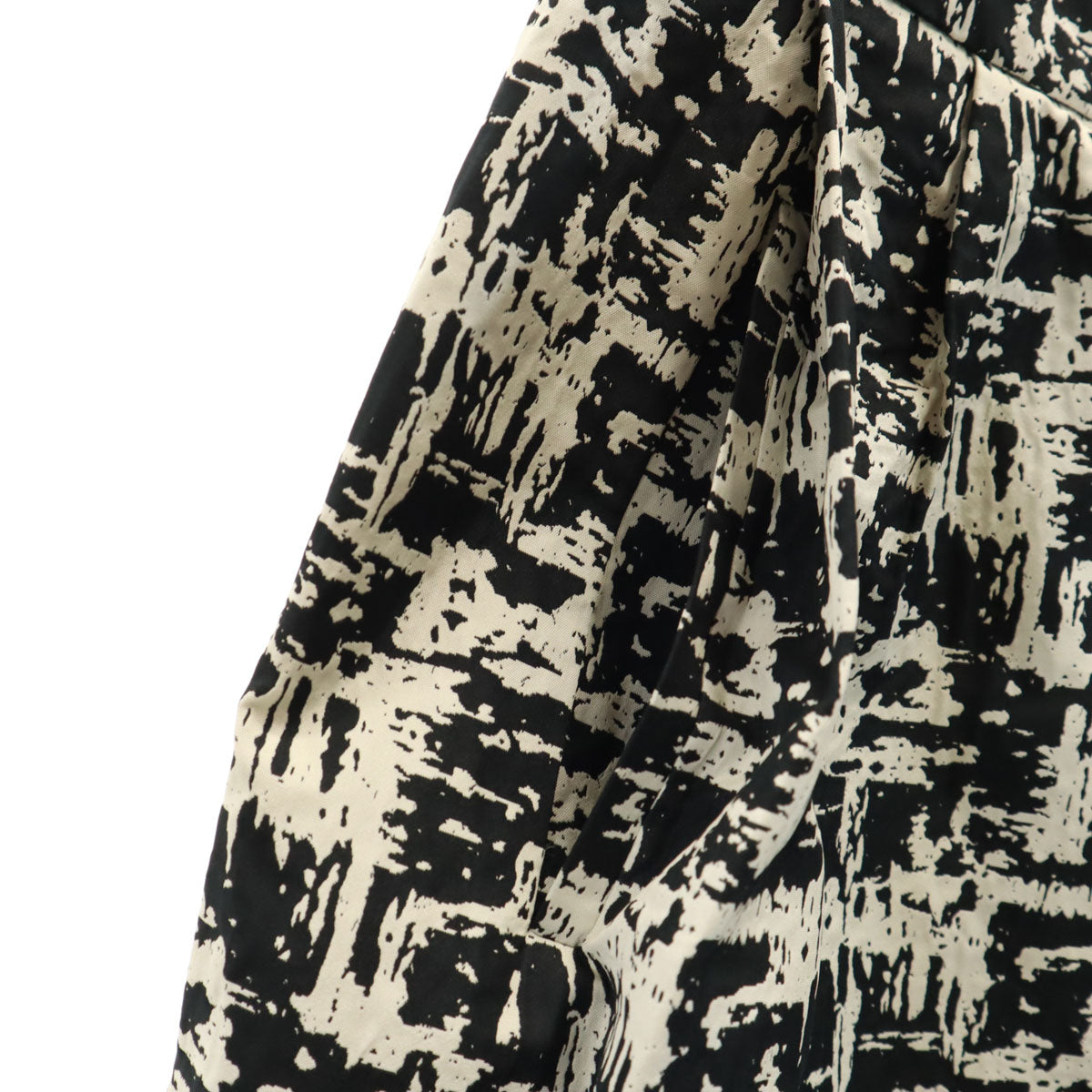 MAX MARA Weekend マックスマーラウィークエンド 総柄 ミディスカート 36 ブラック レディース