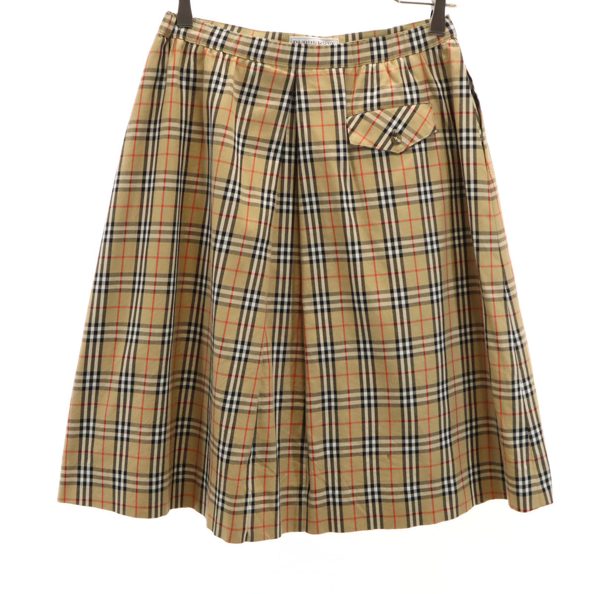 Burberrys バーバリーズ 90s オールド ノバチェック ミディスカート 160 ベージュ キッズ