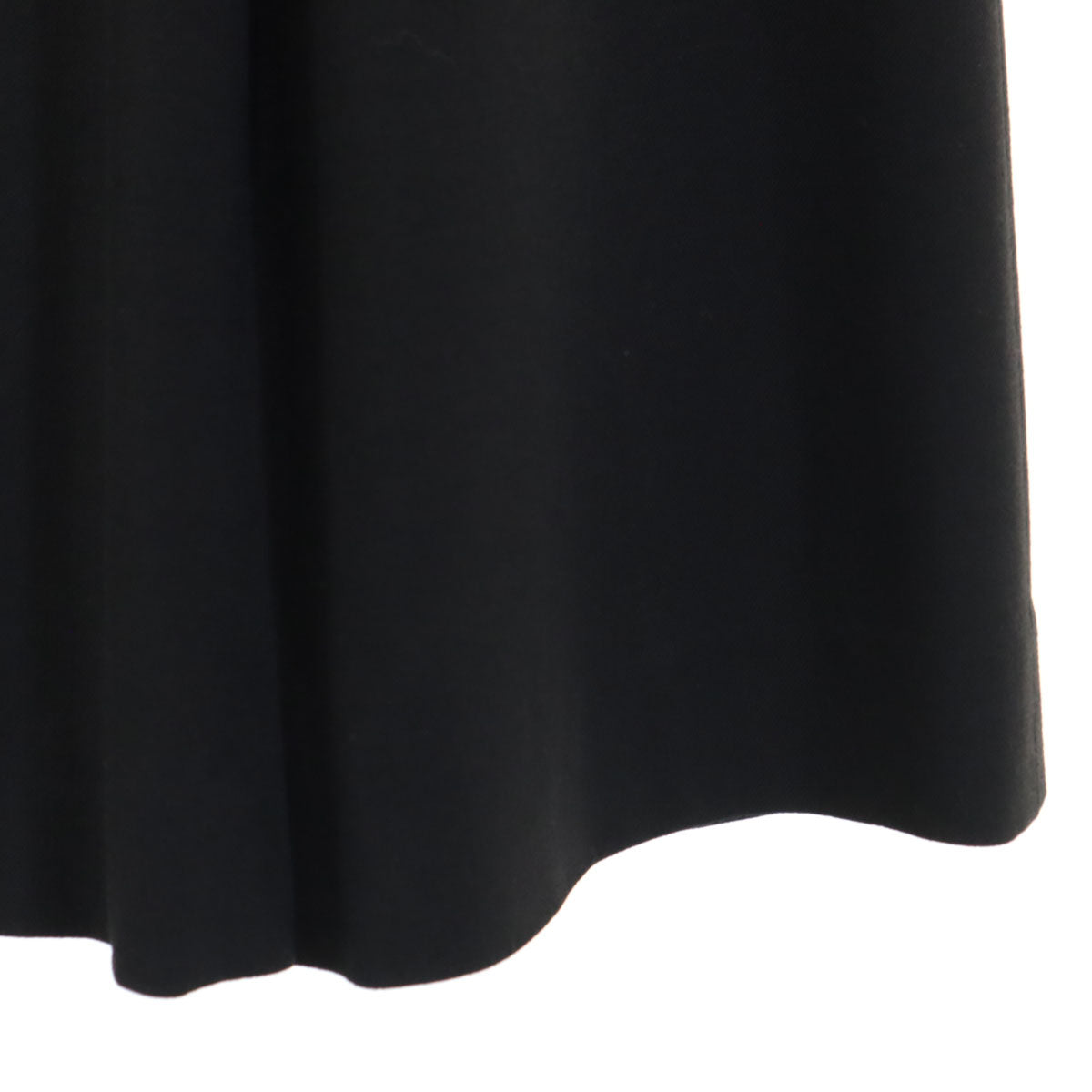 BURBERRY LONDON バーバリーロンドン 日本製 ミディ丈 トレンチ スカート 36 ブラック 三陽商会 レディース