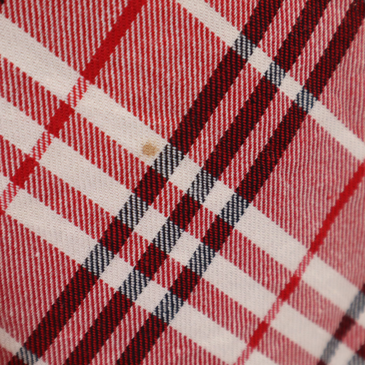 BURBERRY LONDON BLUE LABEL バーバリー ロンドン ブルーレーベル チェック柄 ミモレ丈 ボックス プリーツスカート 36 レッド 三陽商会 レディース