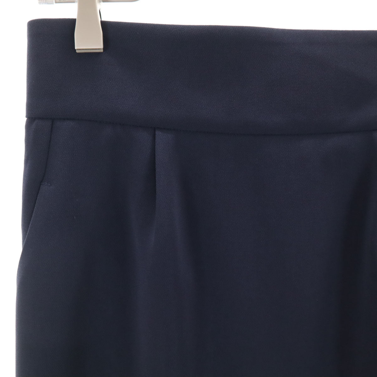 未使用 Mame Kurogouchi マメクロゴウチ 日本製 Iライン ロングスカート 2 ネイビー レディース