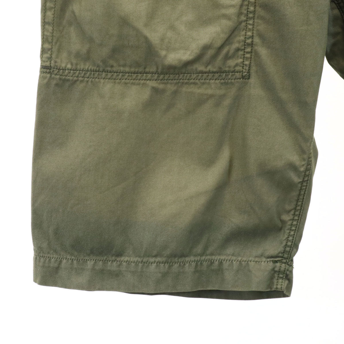 BRU NA BOINNE ブルーナボイン 日本製 ミリタリー ショートパンツ 1 カーキ メンズ