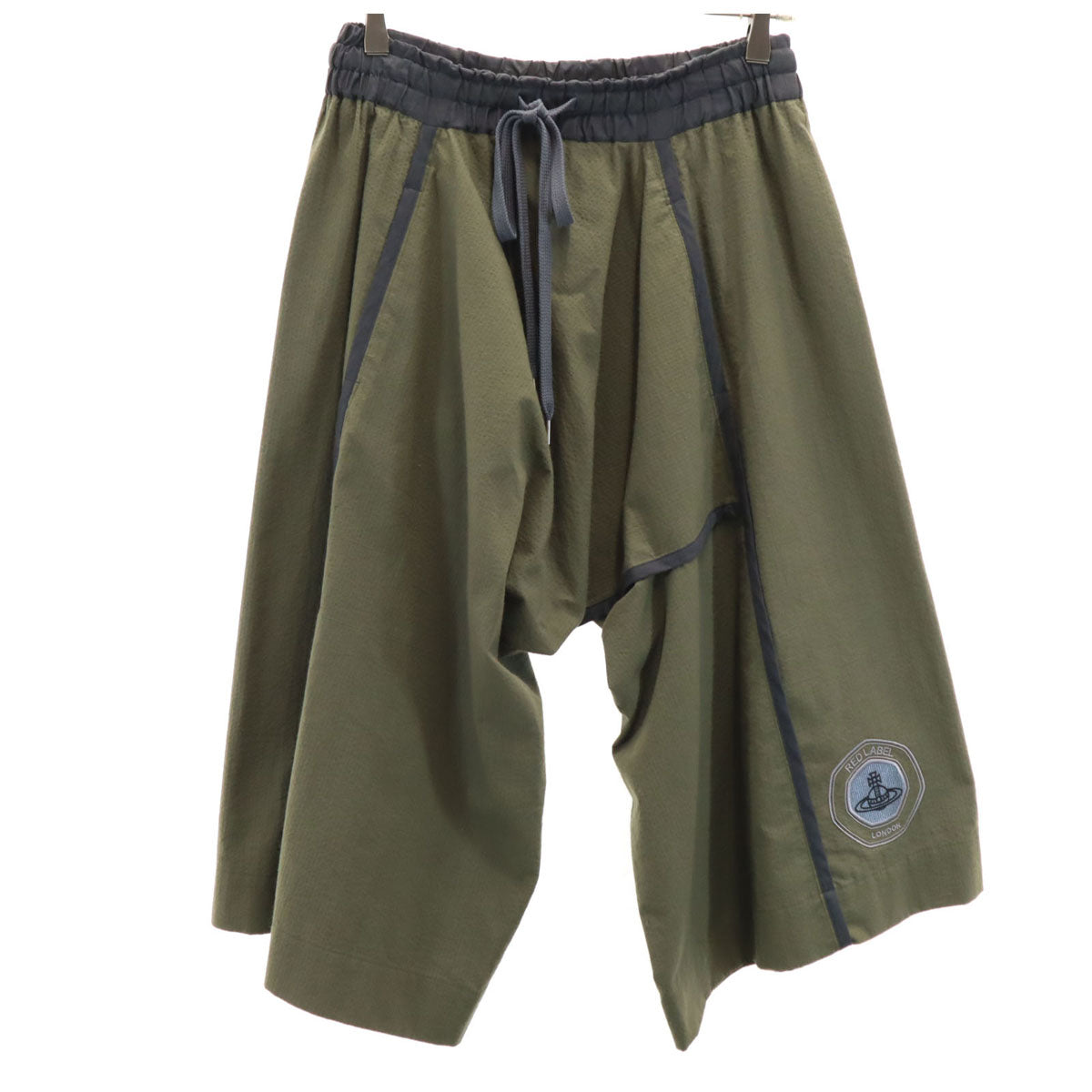 Vivienne Westwood Red Label ヴィヴィアンウエストウッド レッドレーベル 日本製 ワイド サルエルパンツ 0 カーキ レディース