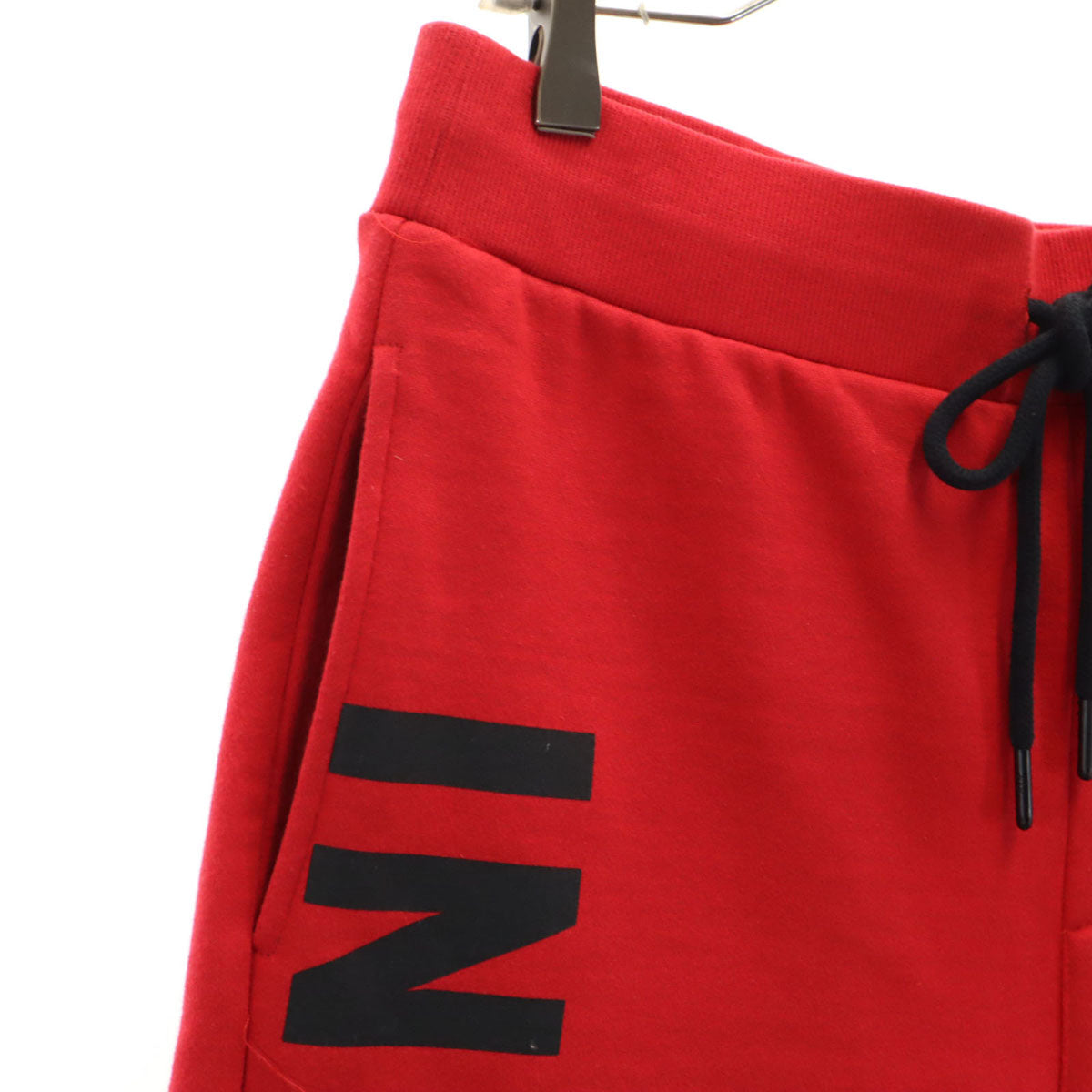 未使用 ARMANI EXCHANGE アルマーニエクスチェンジ スウェットショートパンツ M レッド 裏起毛 メンズ