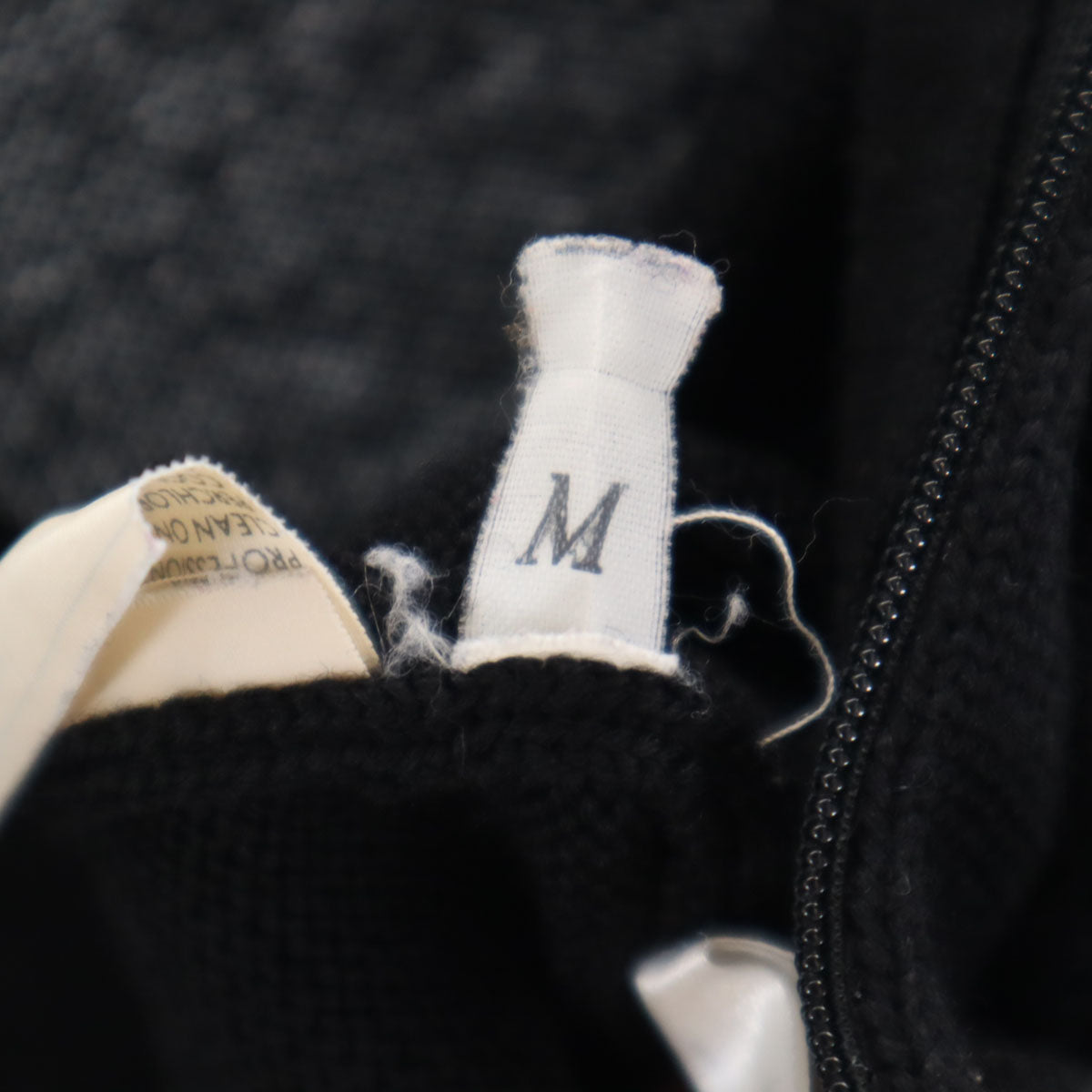 Salvatore Ferragamo サルヴァトーレフェラガモ 90s ウールブレンド オールド ミディ丈 ニット スカート M ブラック系 レディース