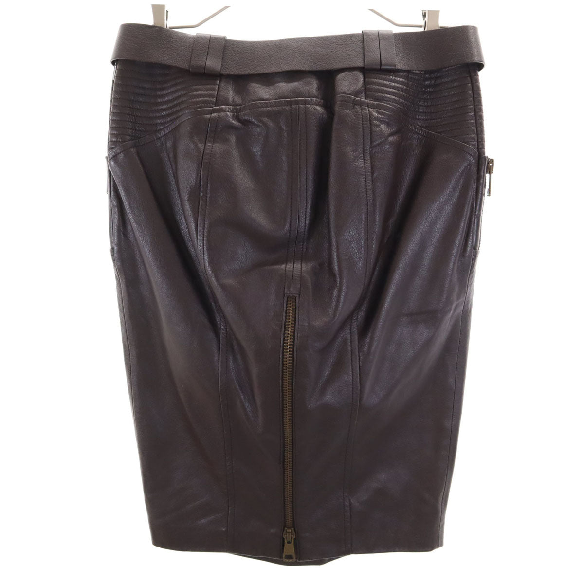 GUCCI グッチ イタリア製 ミディ丈 タイトスカート 38 ブラウン系 レディース