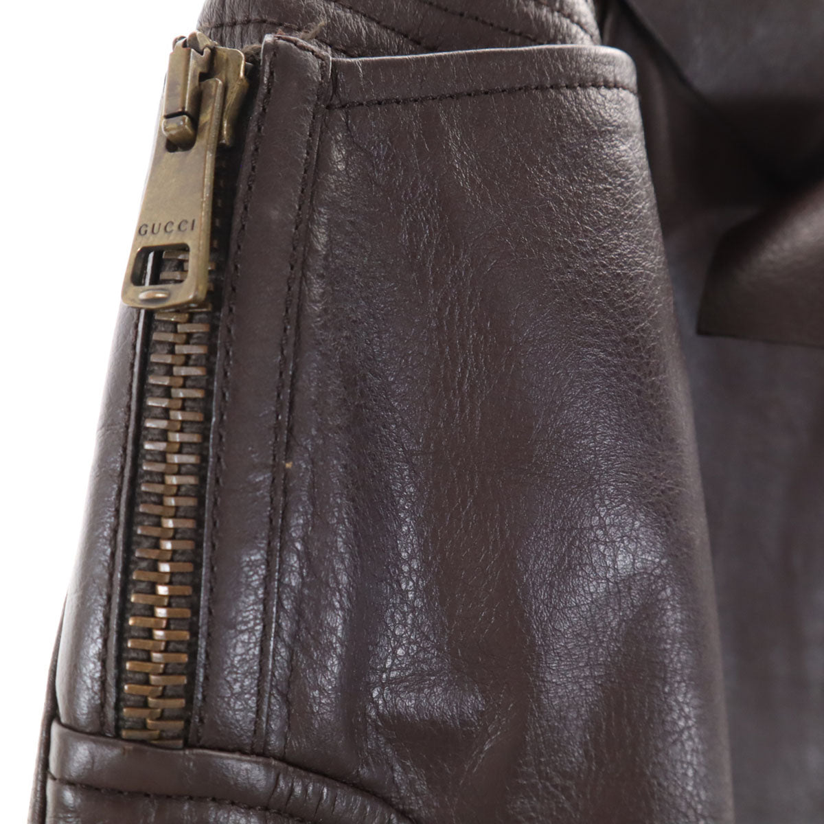 GUCCI グッチ イタリア製 ミディ丈 タイトスカート 38 ブラウン系 レディース