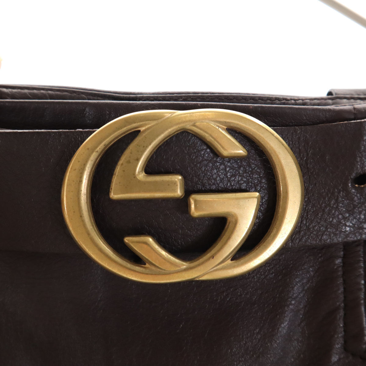 GUCCI グッチ イタリア製 ミディ丈 タイトスカート 38 ブラウン系 レディース