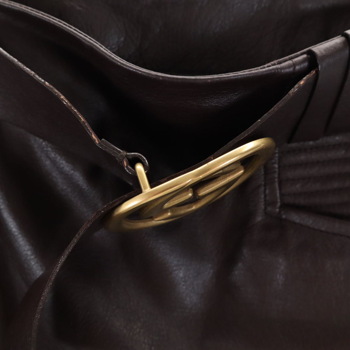 GUCCI グッチ イタリア製 ミディ丈 タイトスカート 38 ブラウン系 レディース