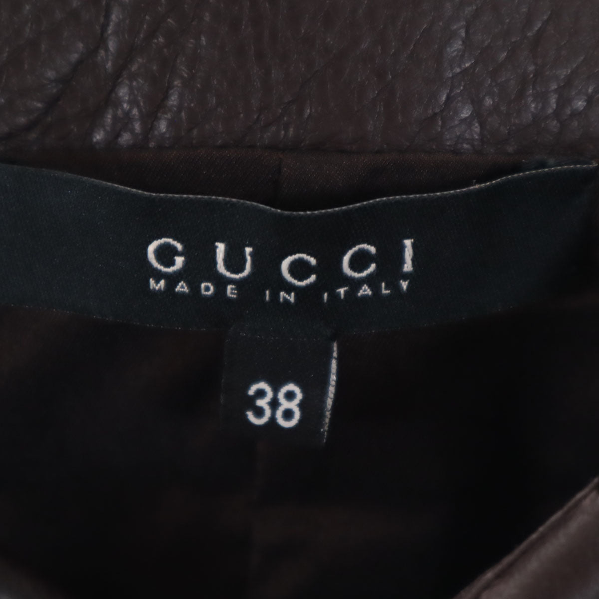 GUCCI グッチ イタリア製 ミディ丈 タイトスカート 38 ブラウン系 レディース