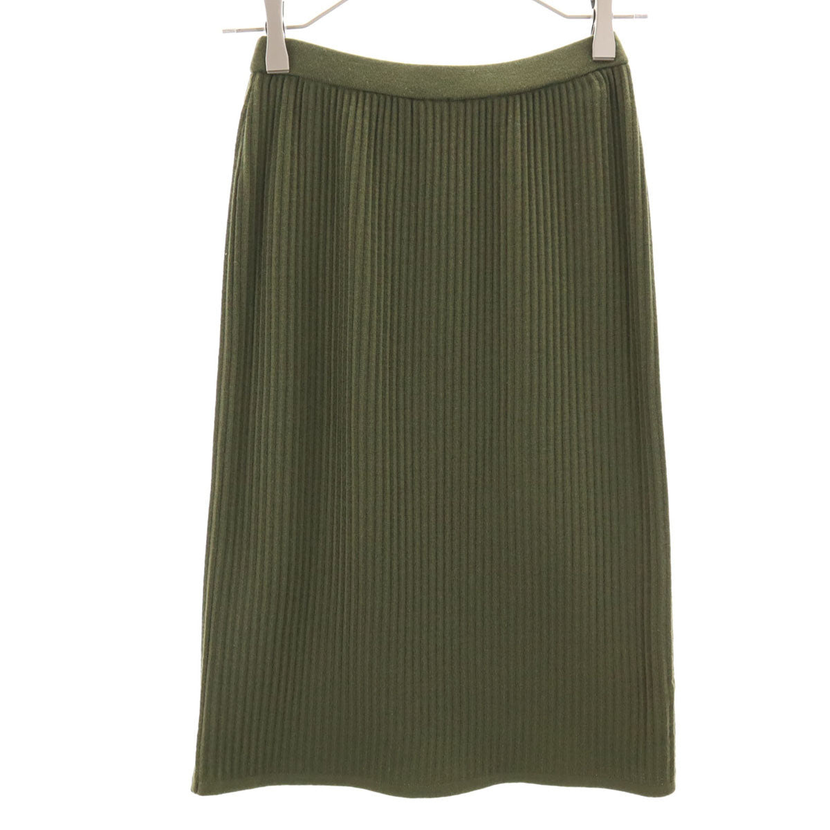 CELINE セリーヌ 90s イタリア製 オールド ジェーシーシー ミディ丈 スカート 38 カーキ系 レディース