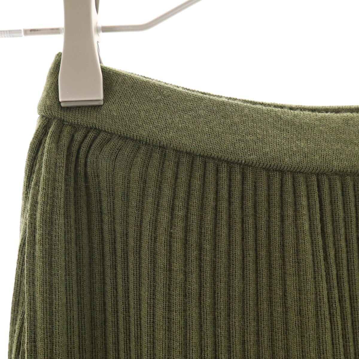 CELINE セリーヌ 90s イタリア製 オールド ジェーシーシー ミディ丈 スカート 38 カーキ系 レディース