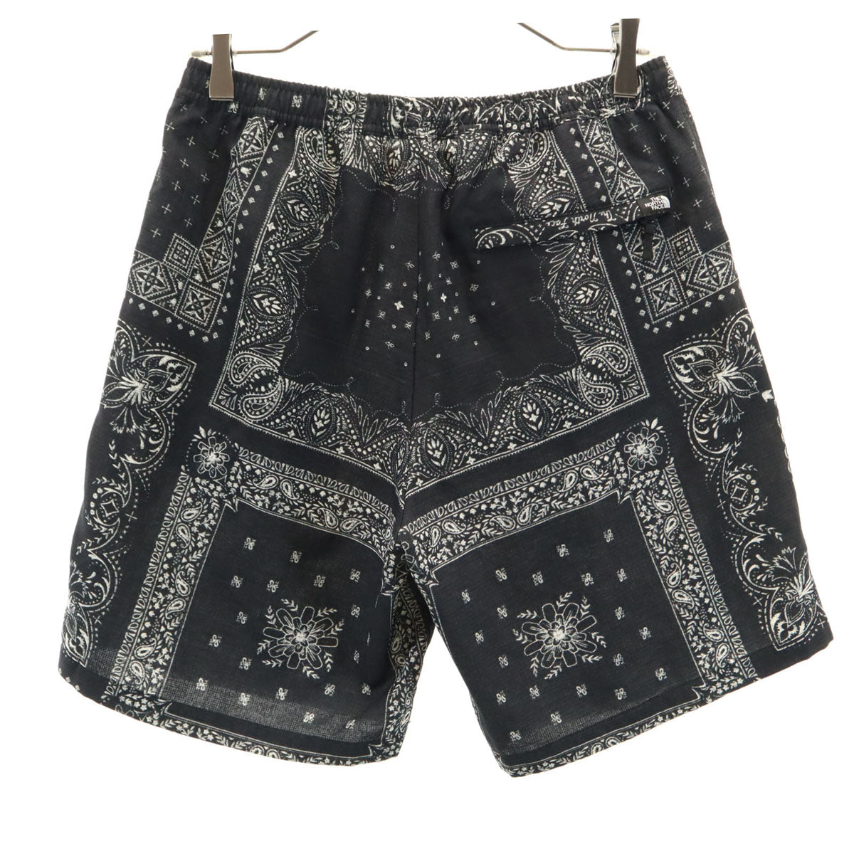 THE NORTH FACE ザノースフェイス 総柄 ショートパンツ M ブラック アウトドア NB42330 メンズ