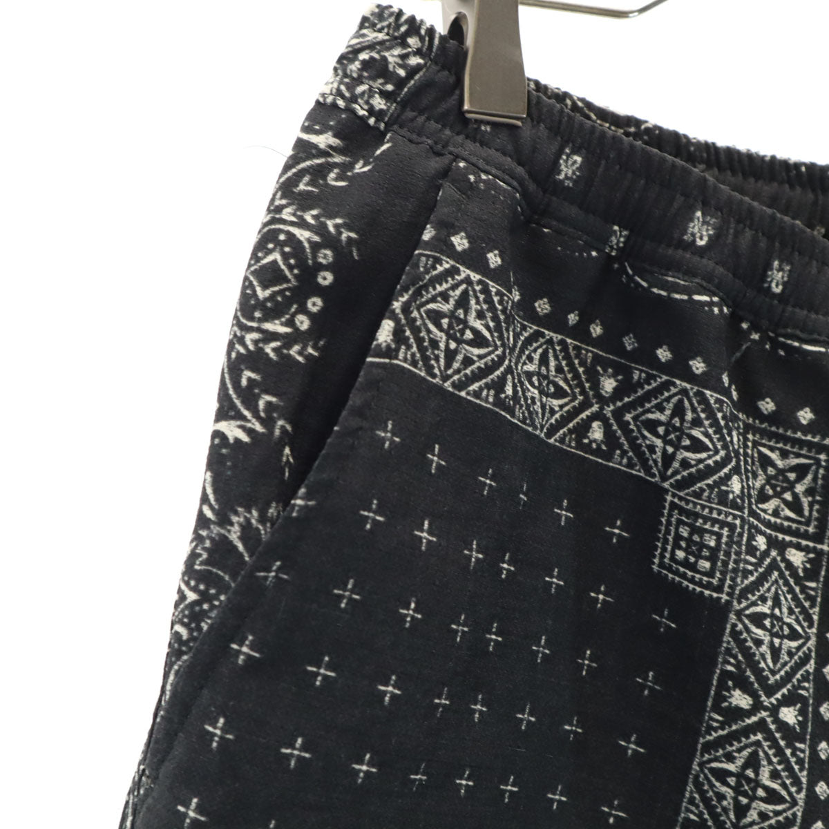 THE NORTH FACE ザノースフェイス 総柄 ショートパンツ M ブラック アウトドア NB42330 メンズ