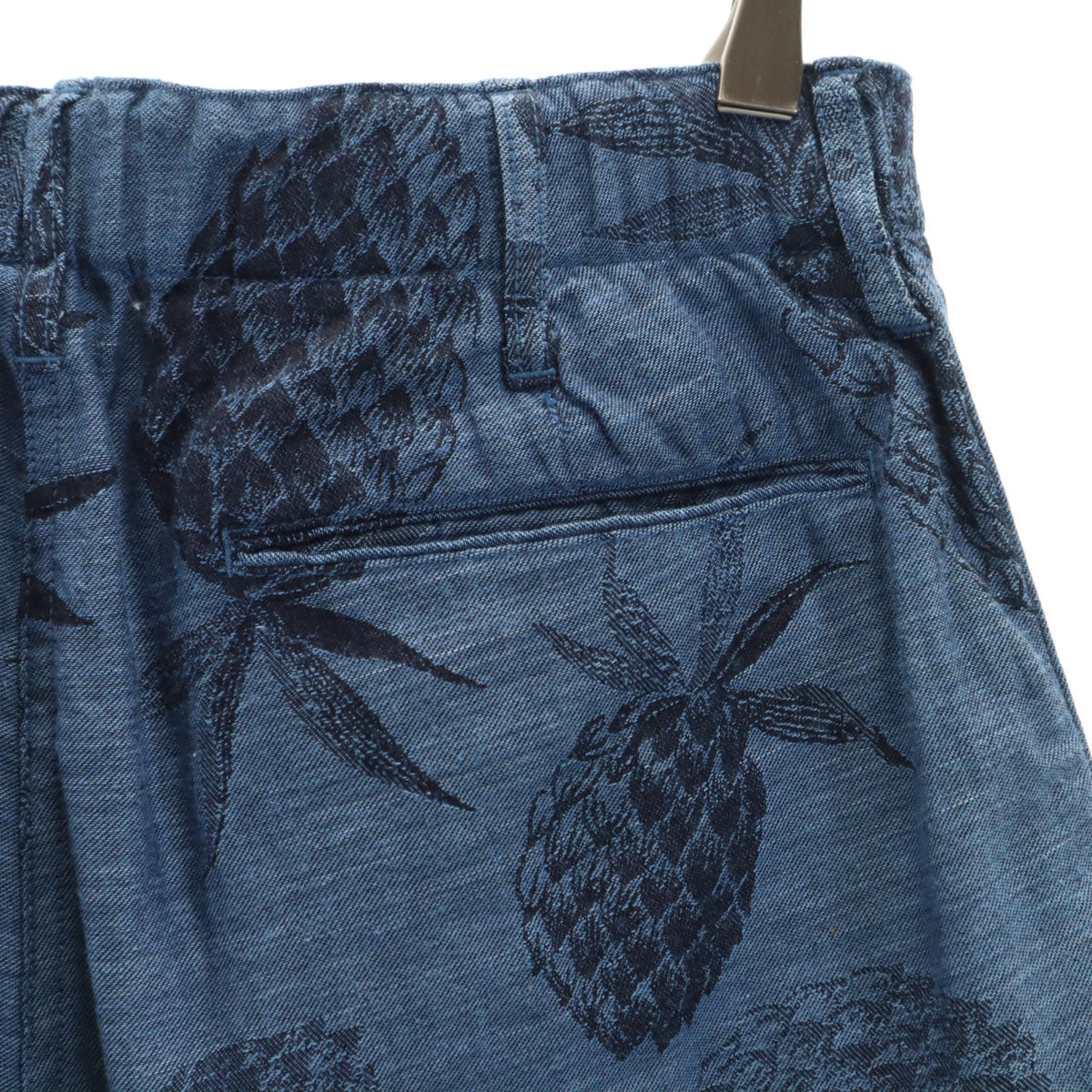 SUN SURF サンサーフ パイナップル柄 ハーフパンツ w32 ネイビー系 メンズ