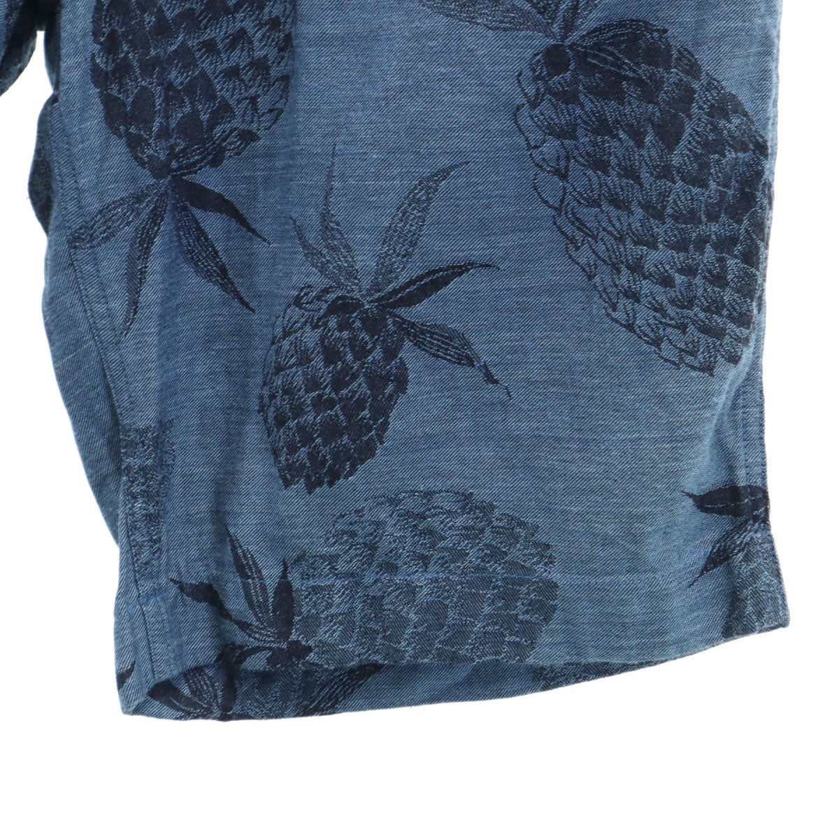 SUN SURF サンサーフ パイナップル柄 ハーフパンツ w32 ネイビー系 メンズ