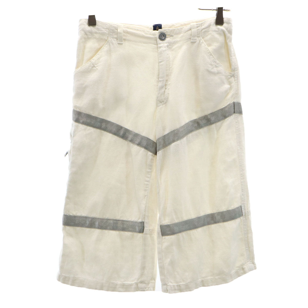 C.P.Company シーピーカンパニー リネンブレンド ハーフパンツ 140 オフホワイト キッズ