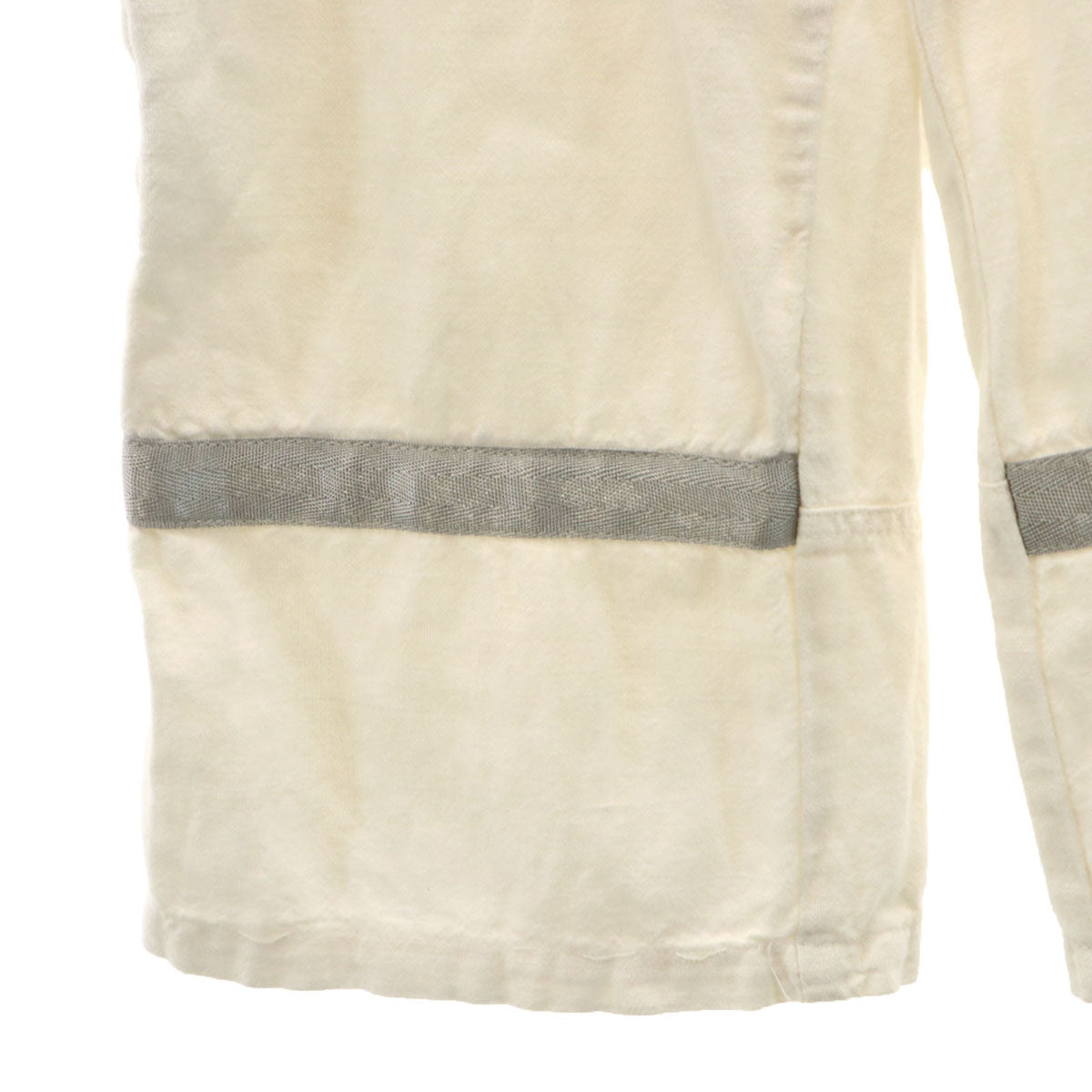 C.P.Company シーピーカンパニー リネンブレンド ハーフパンツ 140 オフホワイト キッズ