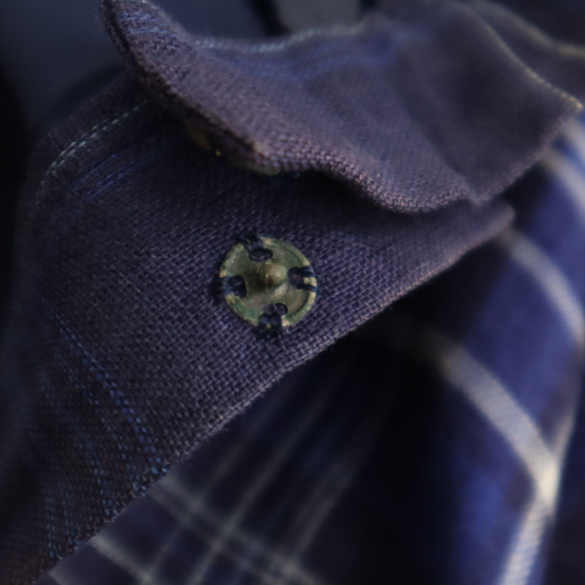 Burberrys バーバリーズ 90s リネン オールド チェック柄 ミディスカート 40 ネイビー 三陽商会 レディース