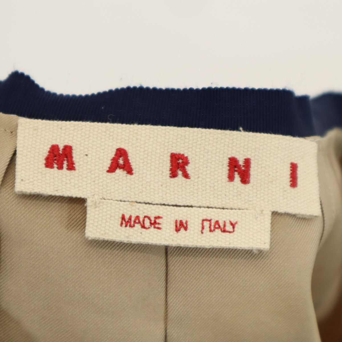 MARNI マルニ イタリア製 ミモレ丈 スカート 40 ベージュ レディース