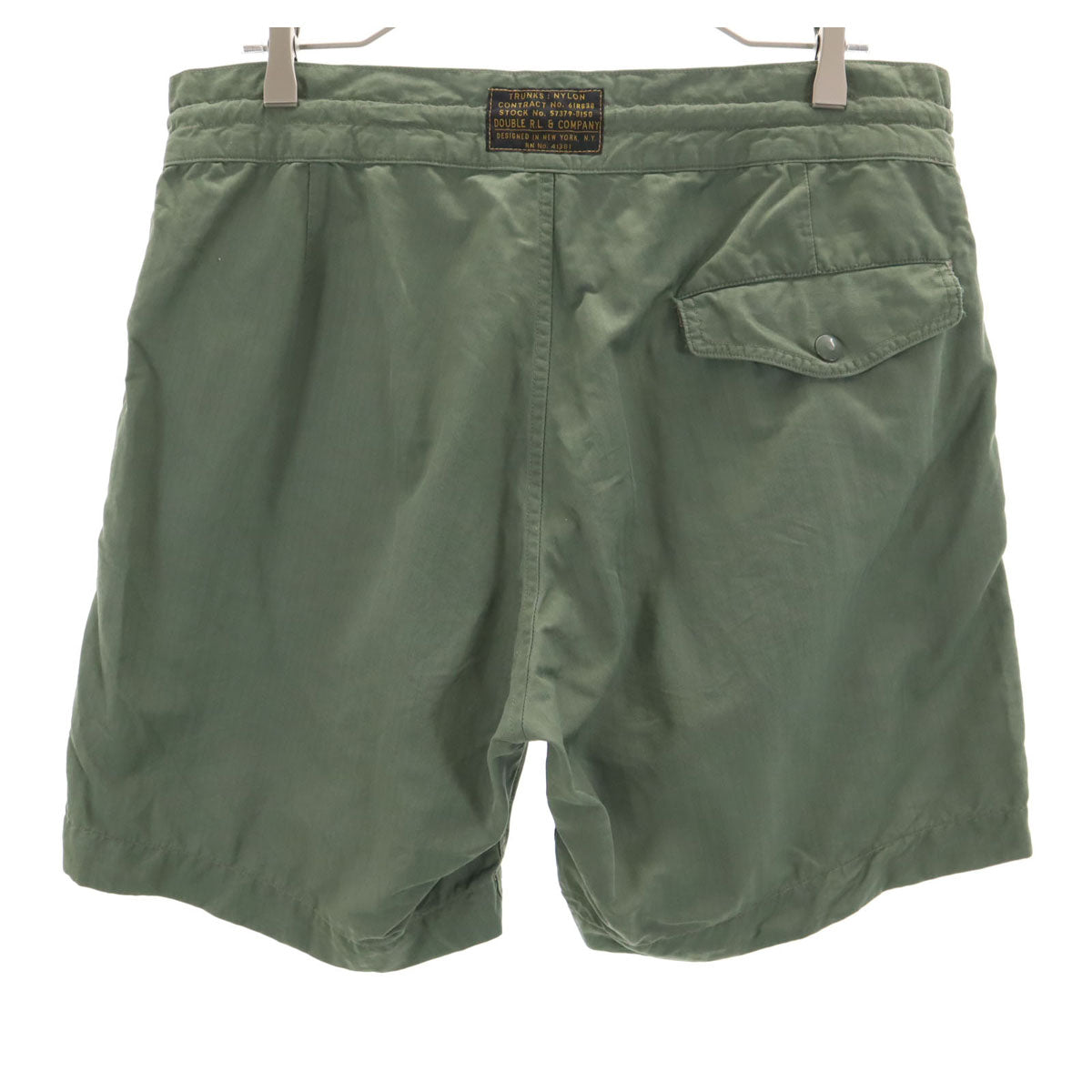 ダブルアールエル RRL ヘリンボーン ショートパンツ W33 カーキ RALPH LAUREN ラルフローレン メンズ