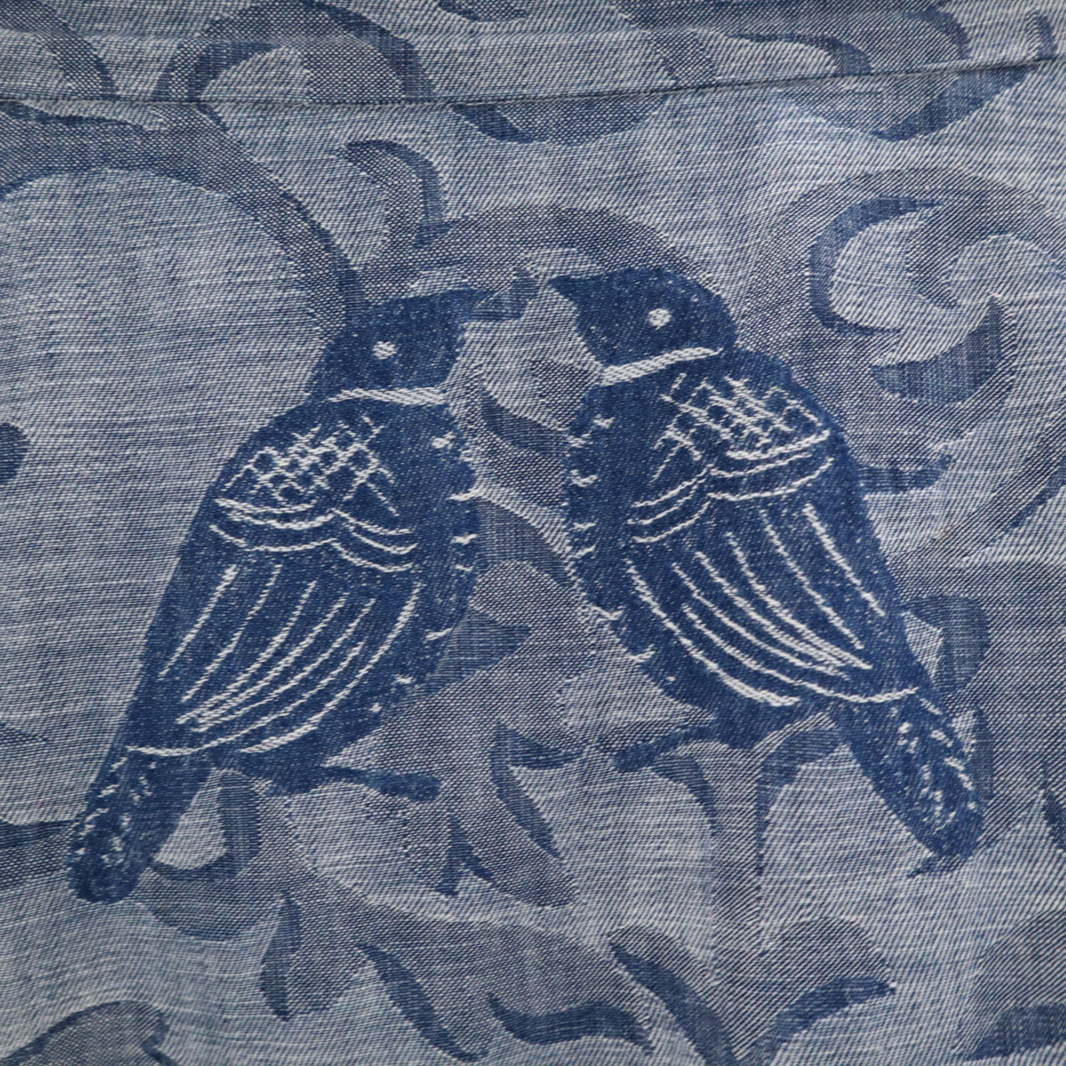 45R フォーティファイブアール 日本製 総柄 ミモレ丈 スカート 3 ネイビー レディース