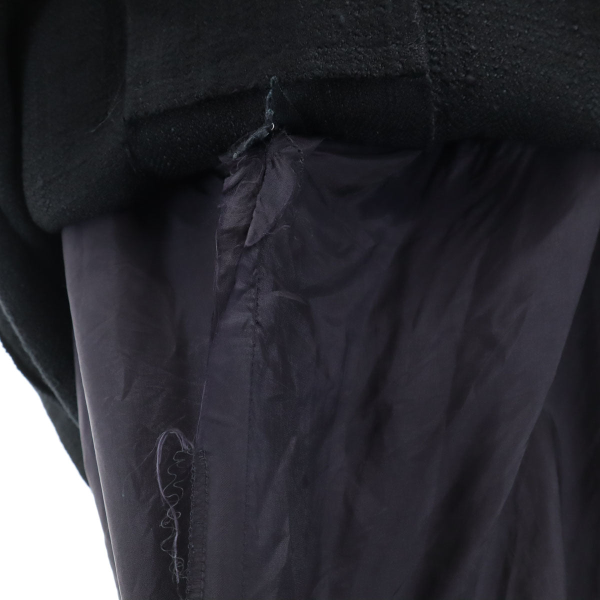 Christian Dior PRET-A-PORTER クリスチャンディオール プレタポルテ 90s オールド ツイード 膝丈スカート LL ブラック レディース