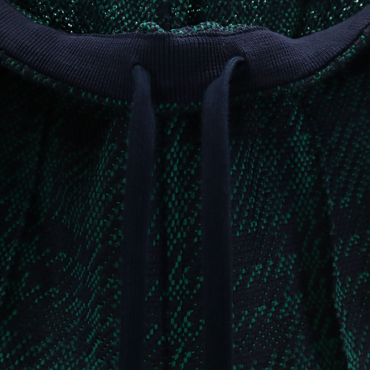 未使用 COOHEM コーヘン 日本製 総柄 ツイード ショートパンツ XL ネイビー メンズ