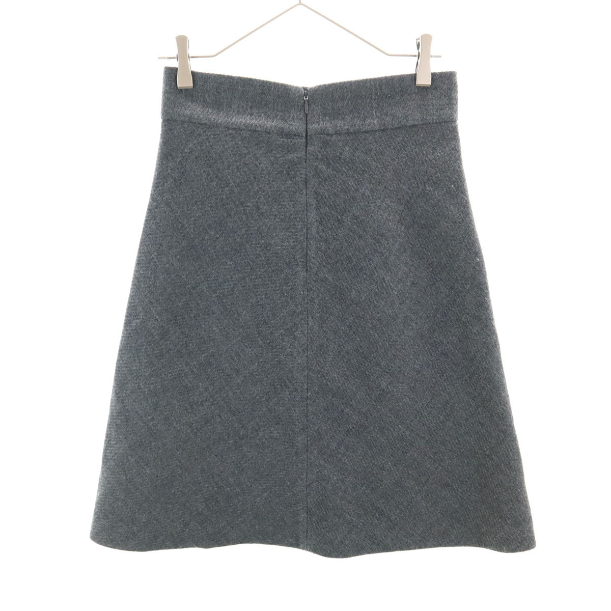 JIL SANDER ジルサンダー イタリア製 膝丈スカート 34 チャコールグレー レディース