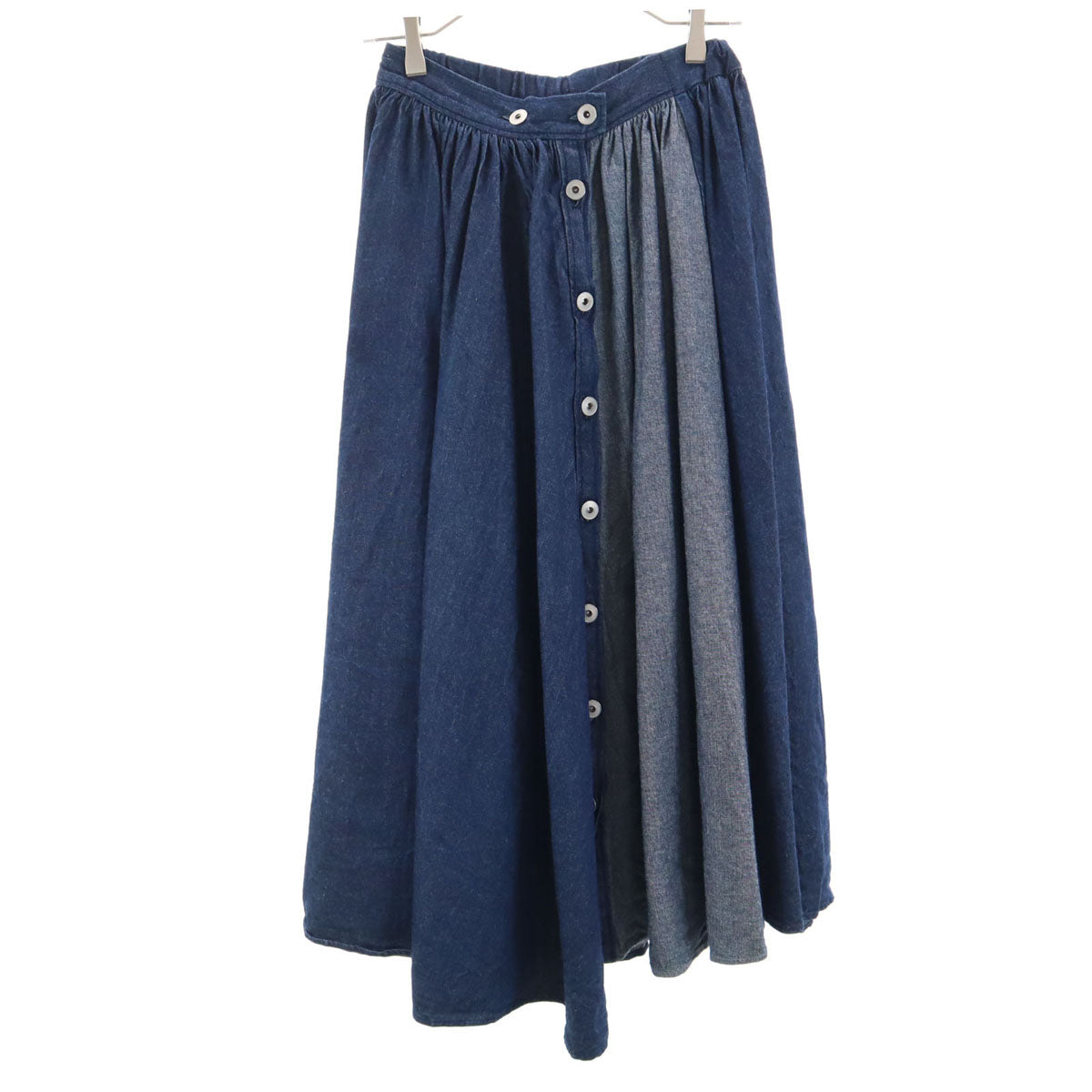 AMERI UNDRESSED アメリ ロング丈 デニムスカート S インディゴ レディース