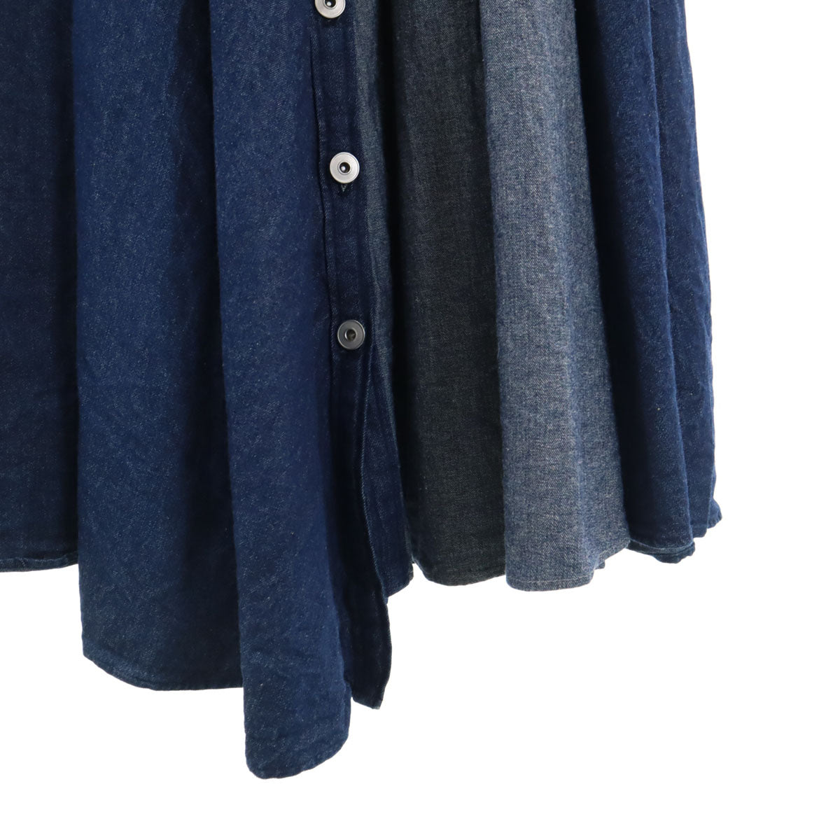 AMERI UNDRESSED アメリ ロング丈 デニムスカート S インディゴ レディース