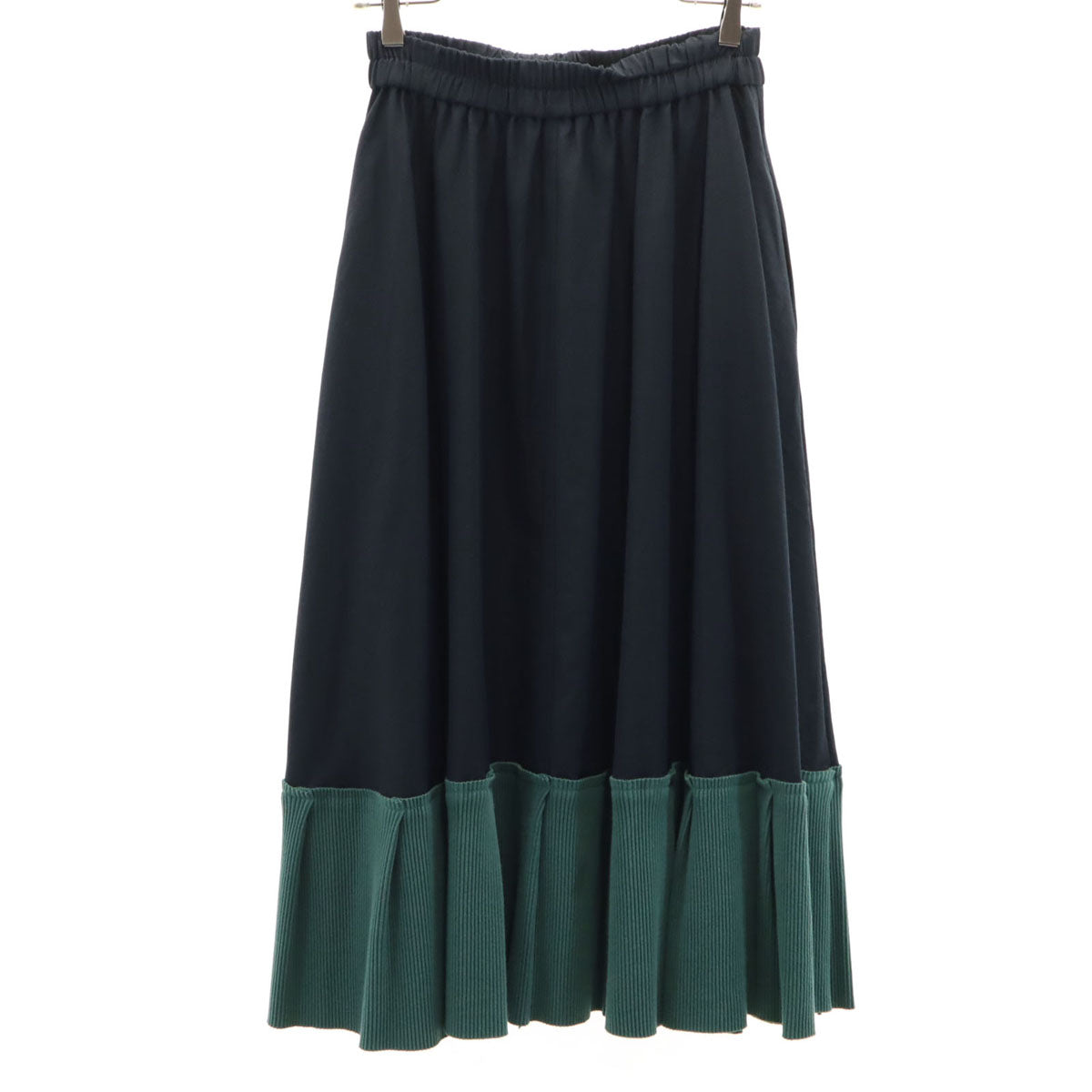 sneeuw スニュウ 日本製 ロングスカート ネイビー系 レディース