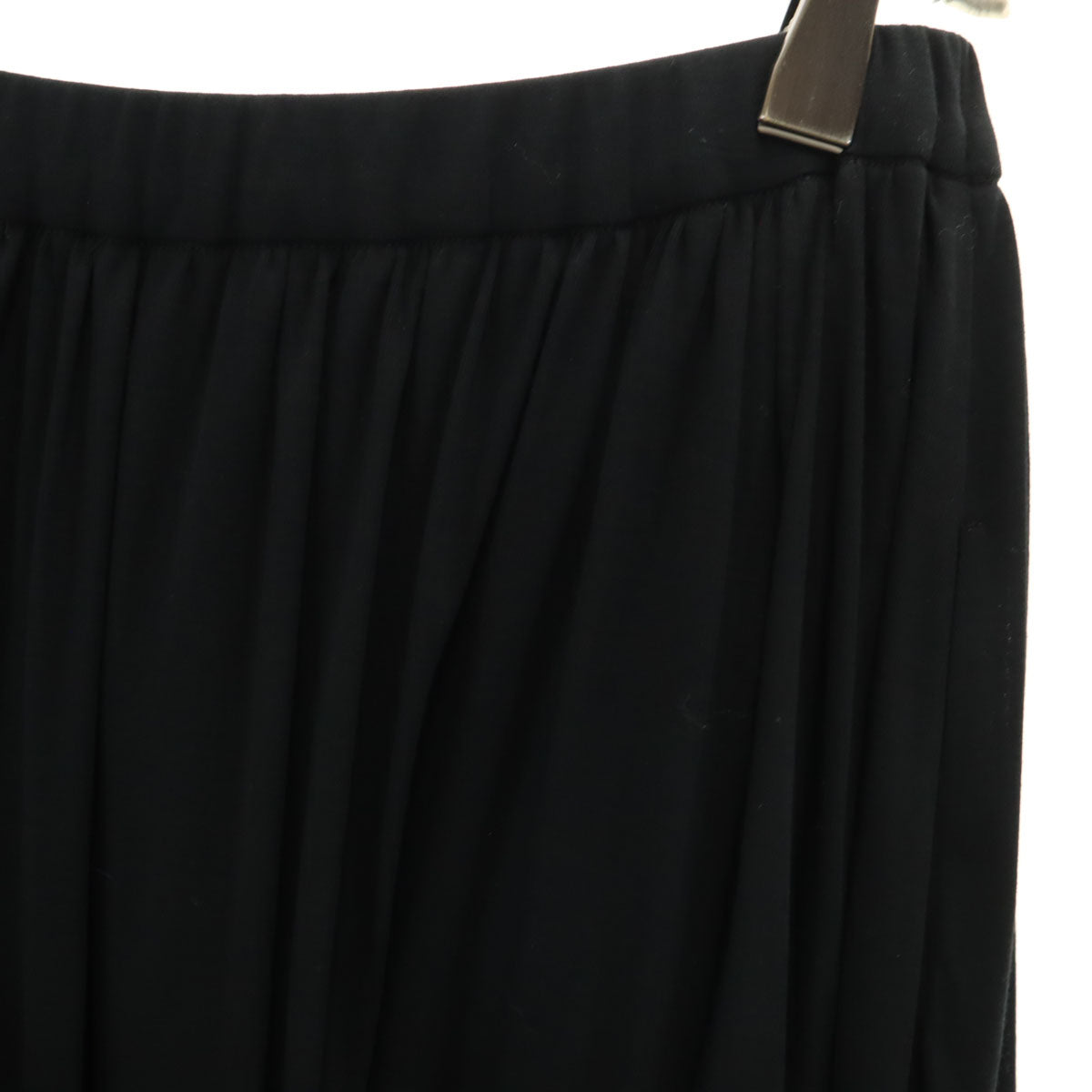 未使用 BRILL ブリル 日本製 ロング丈 カット バルーンスカート F ブラック レディース