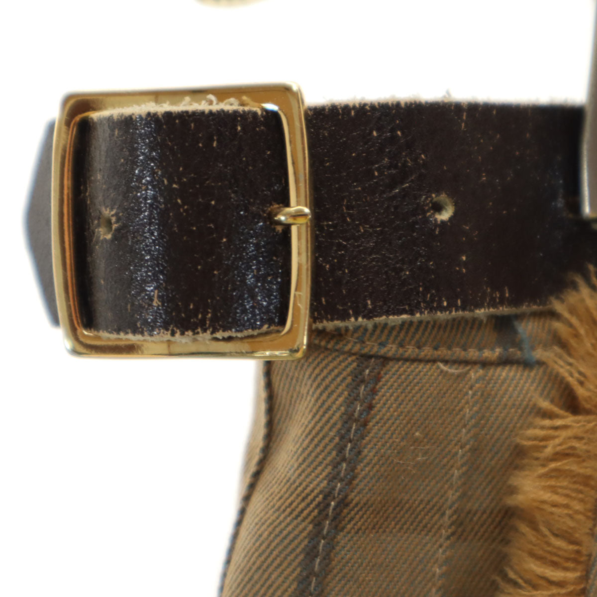 Burberrys バーバリーズ 90s オールド チェック柄 ミモレ丈 プリーツ ラップスカート 11 ベージュブラウン レディース