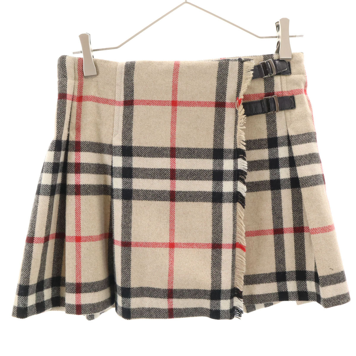 BURBERRY バーバリー ノバチェック ミニ丈 ラップスカート 12Y