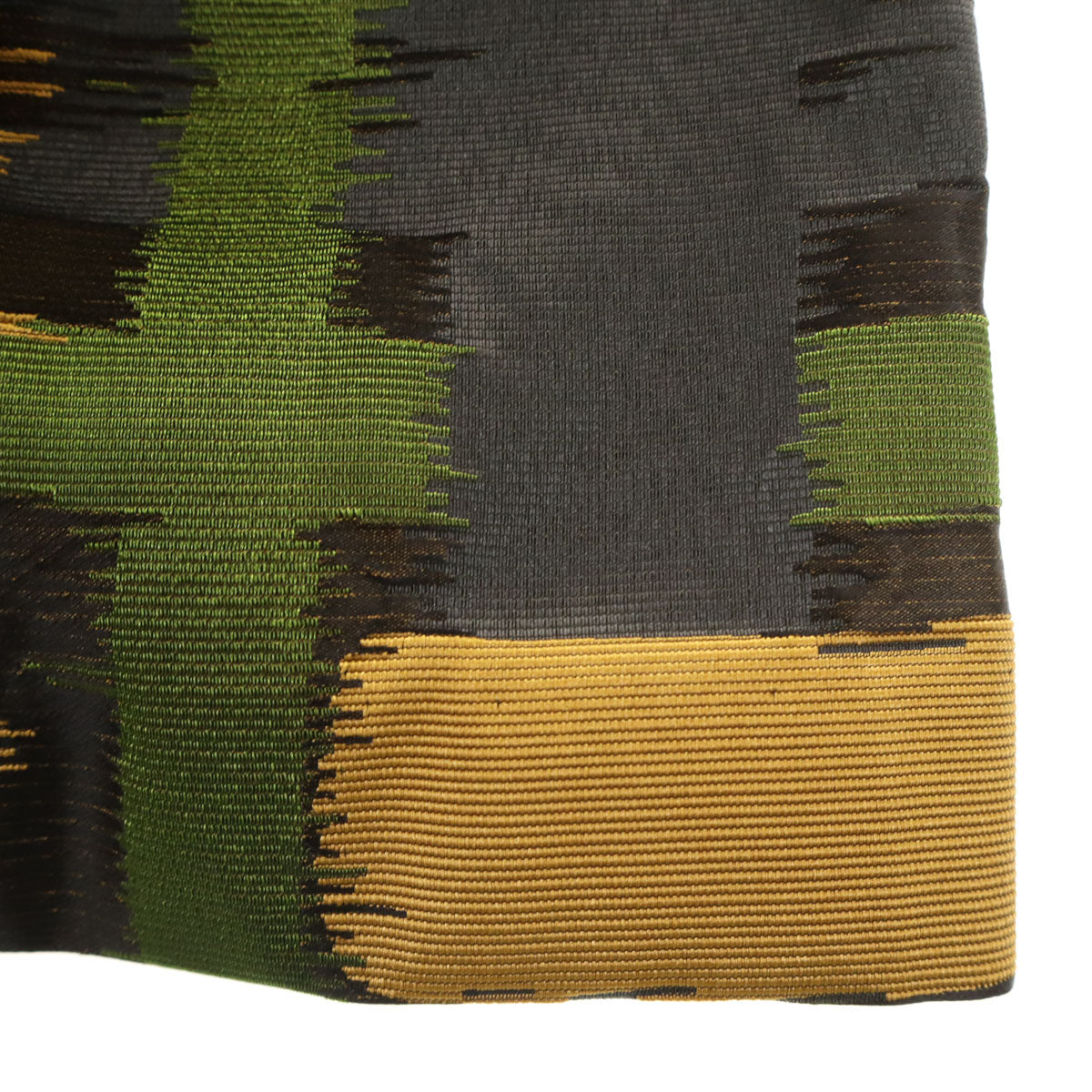 美品 Rene ルネ 日本製 総柄 ミディ丈 プリーツスカート 34 イエロー レディース