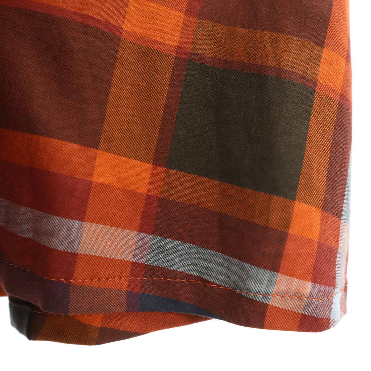 未使用 Tsuru by Mariko Oikawa ツルバイマリコオイカワ 日本製 チェック ロング丈 ラップスカート F レッド系 レディース